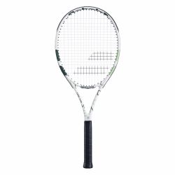 BABOLAT Evoke Team Wimbledon 2025 Tennis Racquet (White/Green, Strung)