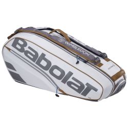 BABOLAT RH6 Pure Wimbledon Tennis Kit Bag (White)