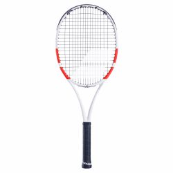 BABOLAT Pure Strike 98 16x19 4th Gen Tennis Racquet (White/Black, Unstrung)