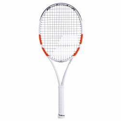 BABOLAT Pure Strike Lite 4th Gen Tennis Racquet (White/Red/Black, Unstrung)