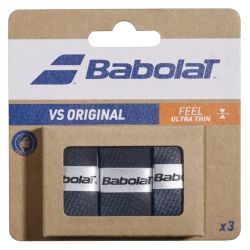 BABOLAT Vs Original Overgrip (3 Grip Pack Black/Blue)