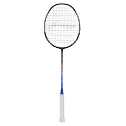LI-NING Ignite 8 Badminton Racquet (Black/Blue/Old Gold, Unstrung)
