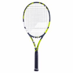 BABOLAT Boost Aero Tennis Racquet (Grey/Yellow/White, Strung)