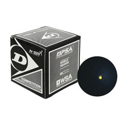 DUNLOP Competition Single Dot Yellow Squash Ball