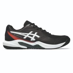 ASICS Gel Dedicate 9 Tennis Shoes (Black/White)