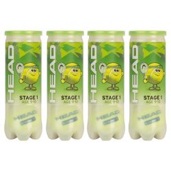 HEAD Stage 1 Tennis Ball Dozen (Green, 12 Balls)