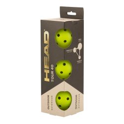Head 3B Tour 40 Outdoor PickleBall (3 Pcs)