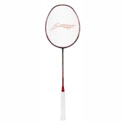 LI-NING Ignite 7 Badminton Racquet (Dark/Grey/Red, Unstrung)