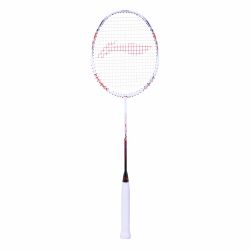 LI-NING AX-FORCE 20R Badminton Racquet (White/Charcoal, Unstrung)