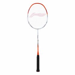 LI-NING G Force 5800 Superlite Badminton Racquet (White/Orange Red/Blue, Unstrung)
