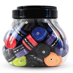 LI-NING GP20 Boost Badminton Overgrip Jar (60 Pcs, Assorted)