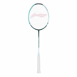 LI-NING Halbertec 6000 Badminton Racquet (Pearl White/L.Green, Unstrung)