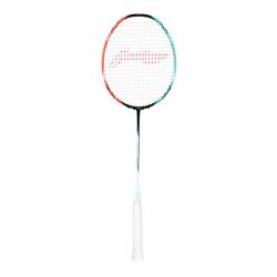 LI-NING Halbertec 7000 Badminton Racquet (Green/Orange, Unstrung)