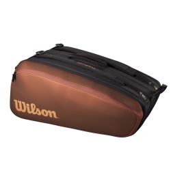 WILSON Pro Staff V14 Super Tour 15R Kitbag (Black/Brown)