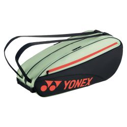 YONEX Team Racquet Bag (6R, Black/Green)