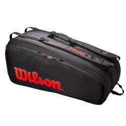 Wilson Tour 6R Tennis Kit Bag (Red/Black)