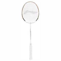 LI-NING Windstorm 76 Badminton Racquet (White/Gold/Copper, Unstrung)