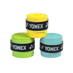 YONEX AC 102 Badminton Grip (3 Pcs) (Fluro Green/Yellow/Cyan)