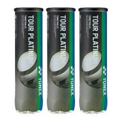 YONEX Tour Platinum Tennis Ball Dozen (12 Balls)