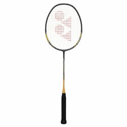 YONEX Nanoflare Speed 7 Badminton Racquet (Strung, Grey/Yellow)