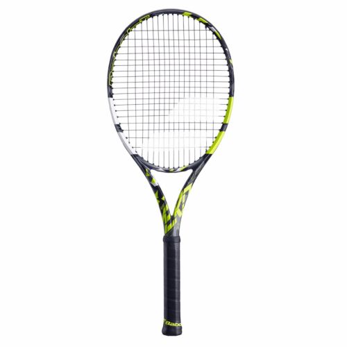 BABOLAT Pure Aero Plus Tennis Racquet (Grey/Yellow, Unstrung)