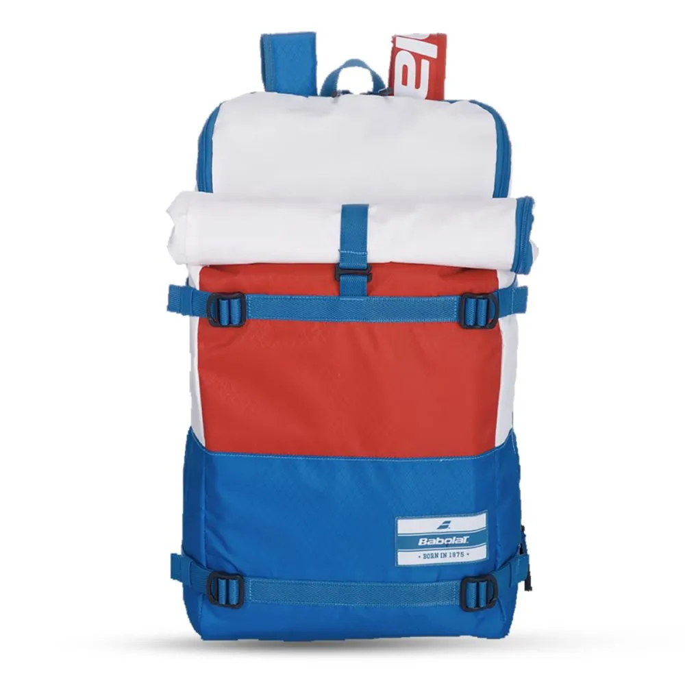 BABOLAT 3 3 Evo Tennis Backpack White Blue Red