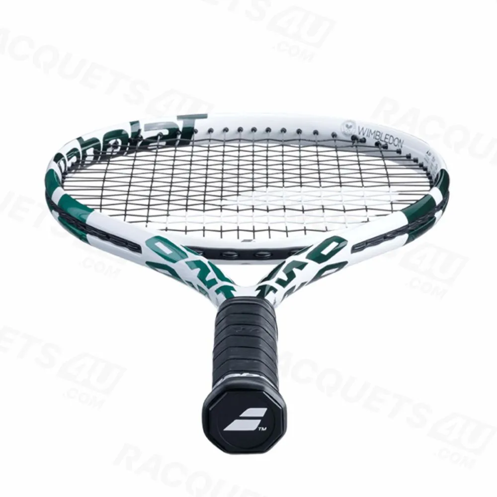 BABOLAT Boost Wimbledon Tennis Racquet White Green Strung