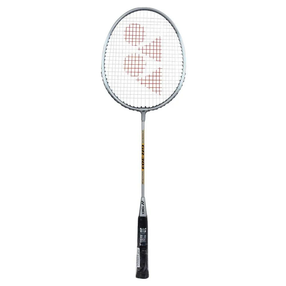 YONEX GR 303 Badminton Racquet (Silver, Strung)