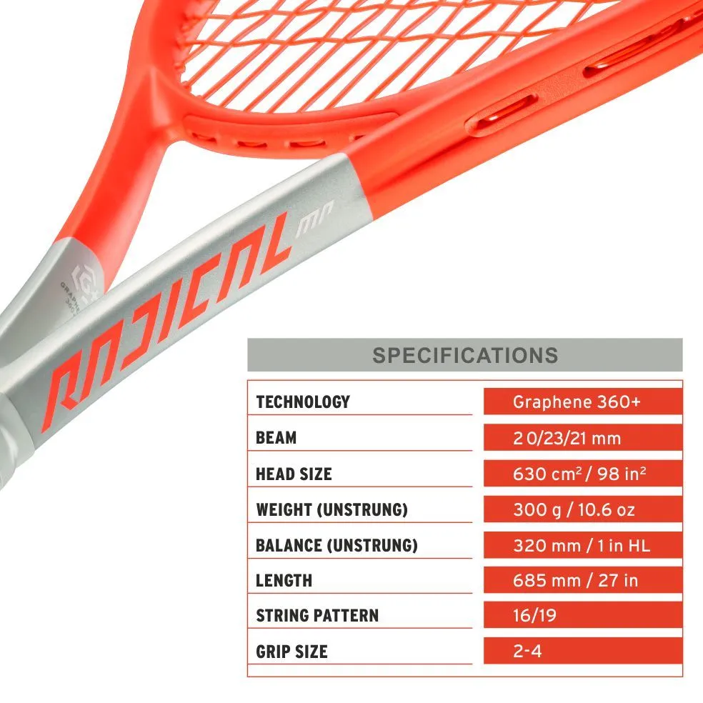 HEAD Radical MP 2021 Tennis Racquet (Unstrung)