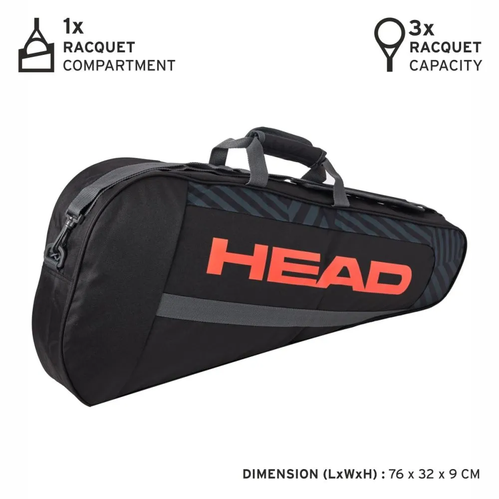 Head core 3 hotsell pack combi tennis bag