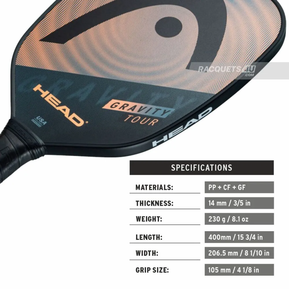 HEAD Gravity Tour 2023 Pickleball Paddle