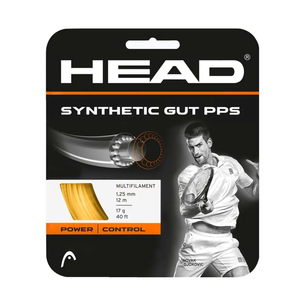 HEAD Synthetic Gut PPS Tennis String (Cut From Reel, 17G, 1.25mm