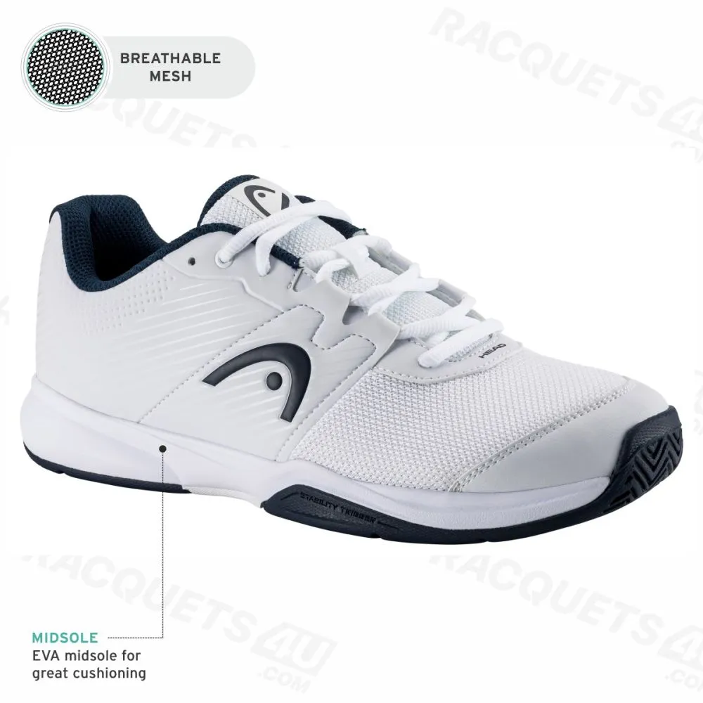 HEAD Revolt Court Tennis Shoes White Blueberry