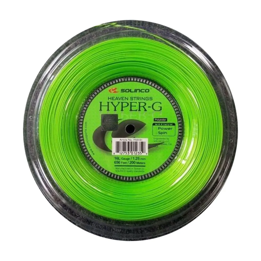 Solinco Hyper-G Soft Tennis String 200m Reel (Available in all