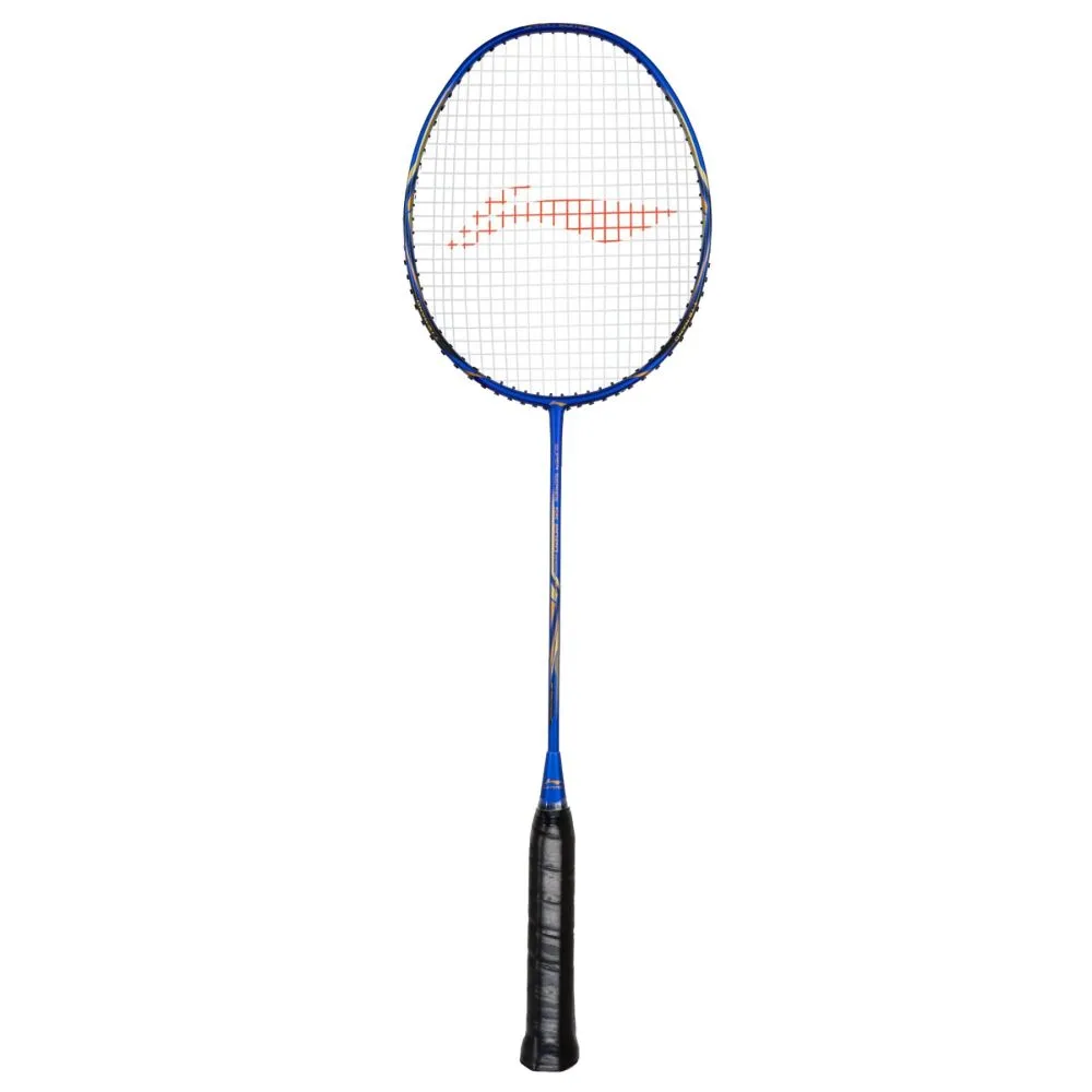 LI-NING Super Series 2020 Badminton Racquet (Strung, Blue/Gold)