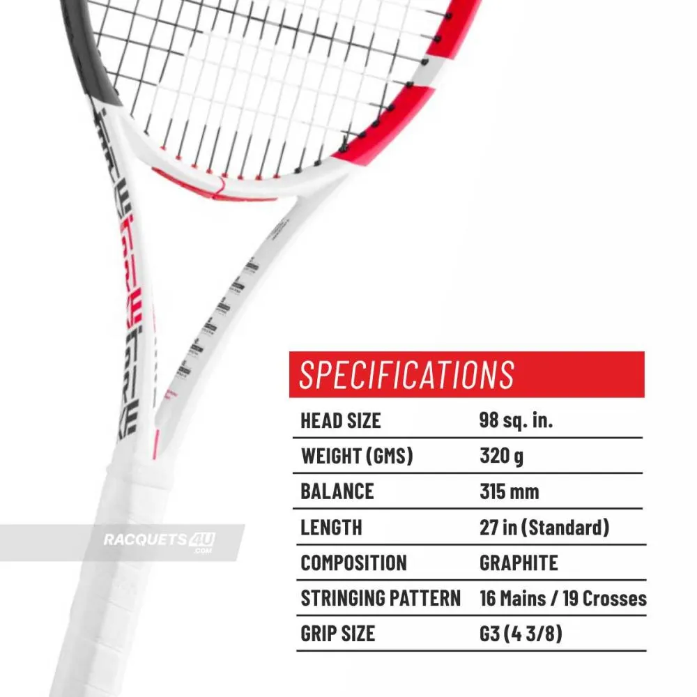 BABOLAT Pure Strike Tour 3rd Gen Tennis Racquet (Unstrung)