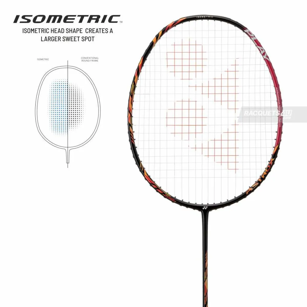 YONEX Astrox 99 Play Badminton Racquet (Cherry, Strung) YONEX Astrox 99 Play Badminton Racquet (Cherry, Strung)