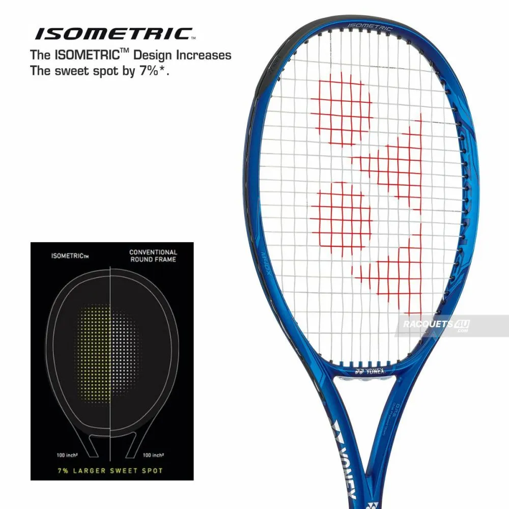 YONEX Ezone 100L Tennis Racquet (Deep Blue, 285g Unstrung)