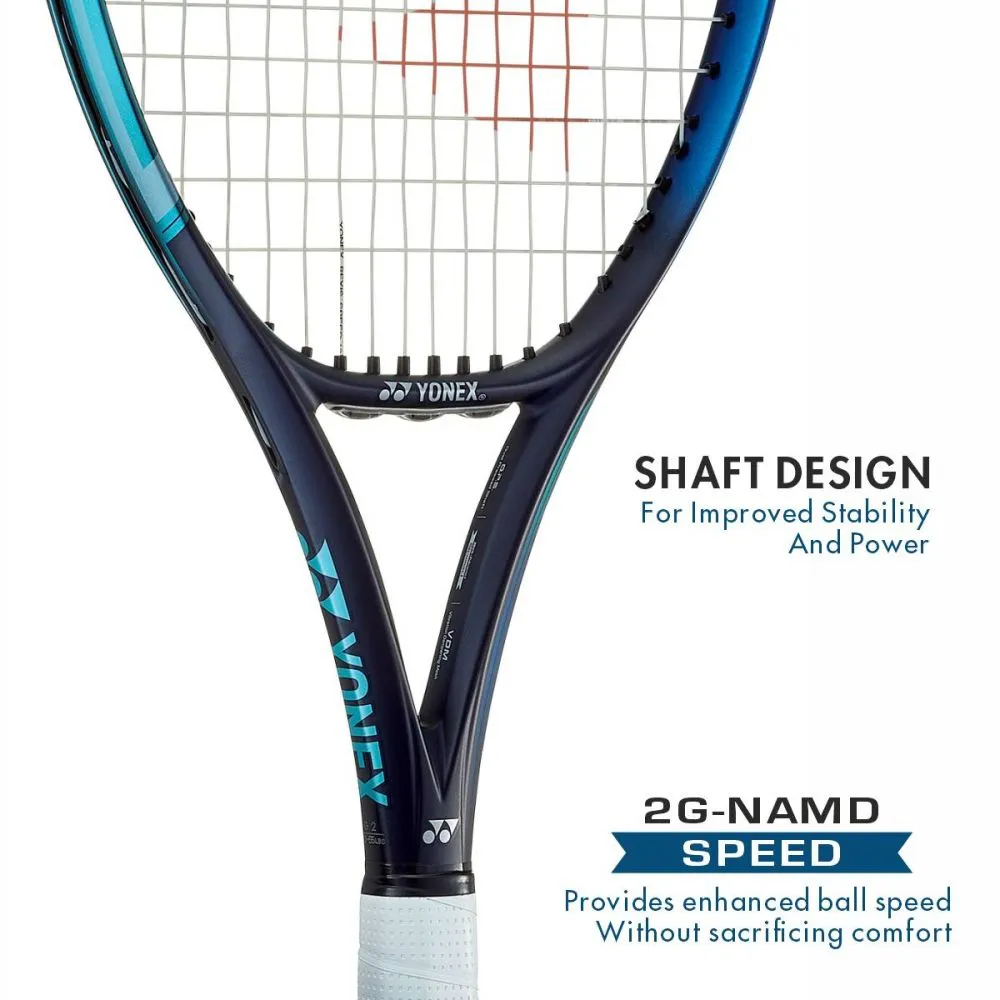 YONEX Ezone 100SL Tennis Racquet (Unstrung, 270g, Sky Blue)