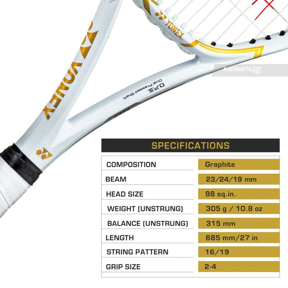 YONEX Ezone 98 Naomiosaka Tennis Racquet (Unstrung, 305 gms)