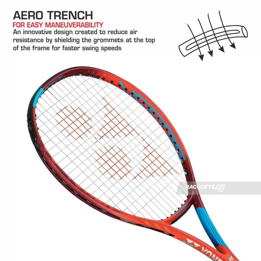 Yonex Vcore Game Tennis Racquet (Tango Red 270g)