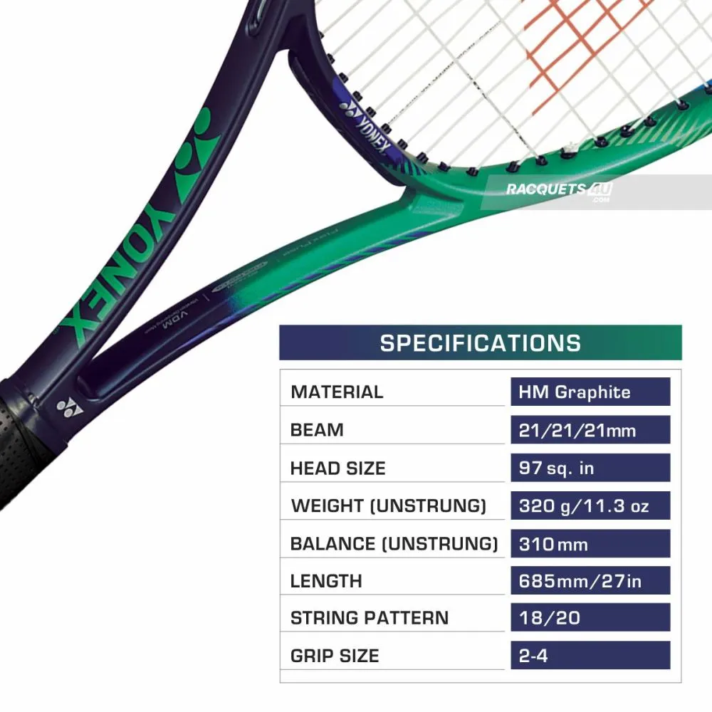 YONEX Vcore Pro 97D Tennis Racquet (320 gms