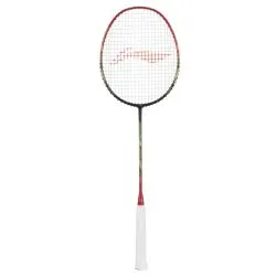 LI-NING Air-Force 77 G2 Badminton Racquet (Black/Red, Unstrung)