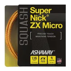 ASHAWAY SuperNick ZX Micro Squash String (Cut from Reel)