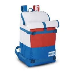BABOLAT 3+3 Evo Tennis Backpack (White/Blue/Red)
