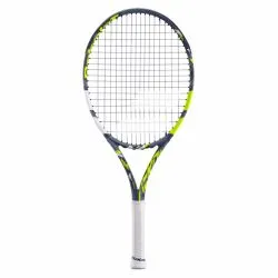 BABOLAT Aero Junior 25 Tennis Racquet (Grey/Yellow/White, Strung)