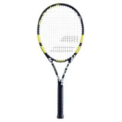 BABOLAT Evoke 102 Tennis Racquet (Black/Yellow, Strung)