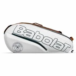BABOLAT RH12 Pure Wimbledon Kit Bag (White/Grey/Green)