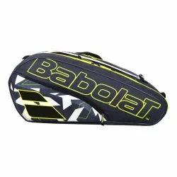BABOLAT RHX12 Pure Aero Tennis Kit Bag (Grey/Yellow/White)