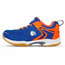 DSC Court 44 Badminton Shoes (Navy Orange)